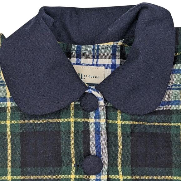 New-with-Tag Vintage O'NEIL of DUBLIN CHILD'S CAPE Irish Wool Blend Tartan Plaid - Picture 3 of 10